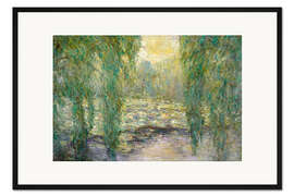 Gerahmter Kunstdruck  Die Seerosen