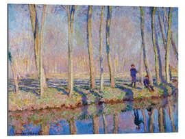 Magnettafel Jean Pierre Hoschede und Michel Monet am Ufer der Epte