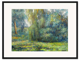 Gerahmter Kunstdruck Wasserlilien