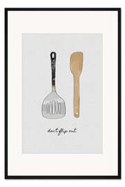 Gerahmter Kunstdruck Don't flip out