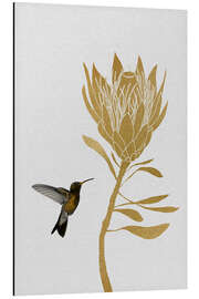 Magnettafel Kolibri &amp; Blume I