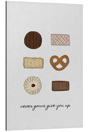 Magnettafel Never gonna give you up