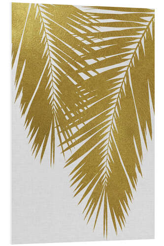 Foam board print Palm Leaf Gold II