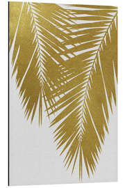 Magnettafel Palmblatt Gold II