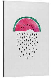 Magnettafel Wassermelonen-Regen