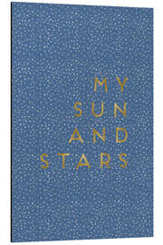 Cuadro de aluminio My Sun And Stars