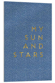 Stampa su plexi-alluminio My Sun And Stars