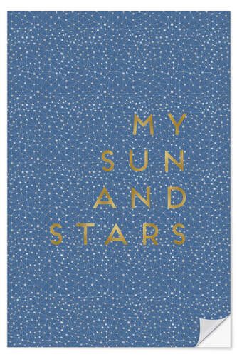 Wandsticker My sun and stars