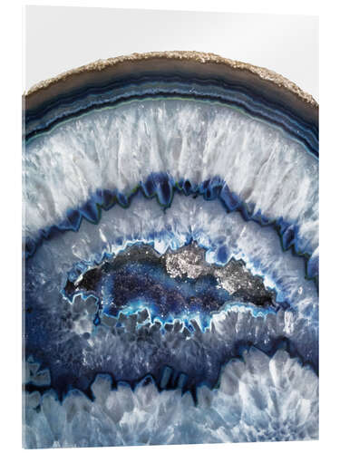 Akrylbillede Cold ice agate