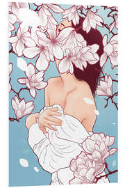 Foam board print Magnolia love