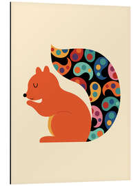 Magnettafel Paisley-Eichhörnchen