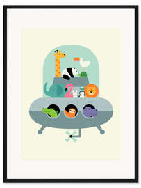 Gerahmter Kunstdruck Expedition