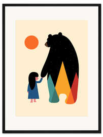 Gerahmter Kunstdruck Heimweg