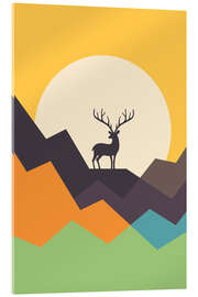 Acrylic print  Deer - Andy Westface