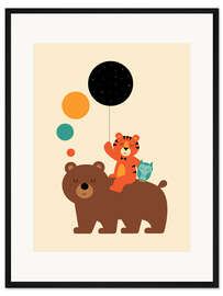 Gerahmter Kunstdruck Mein kleiner Forscher