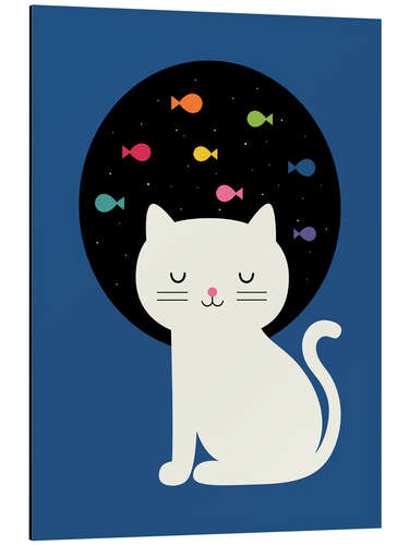 Aluminium print Cats Fantasy