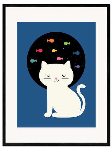 Innrammet kunsttrykk Cats Fantasy