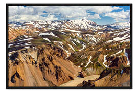 Gerahmter Kunstdruck Landmannalaugar