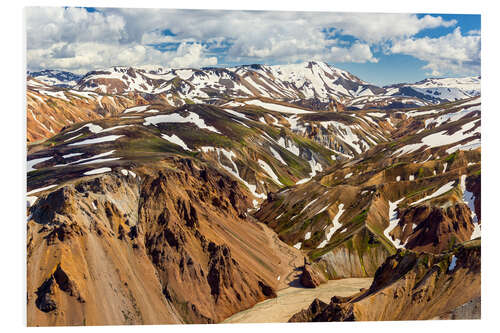 Foam board print Landmannalaugar