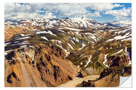 Vinilo para la pared Landmannalaugar