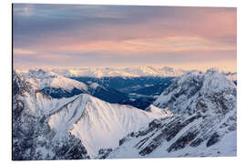 Alubild Zugspitze