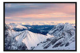 Gerahmter Kunstdruck Zugspitze