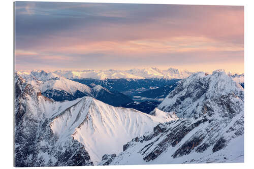 Quadro em plexi-alumínio Zugspitze