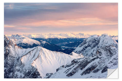 Sticker mural Zugspitze