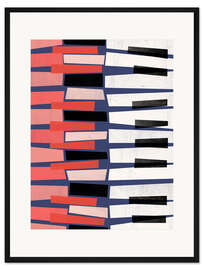 Gerahmter Kunstdruck Jazzometry 01