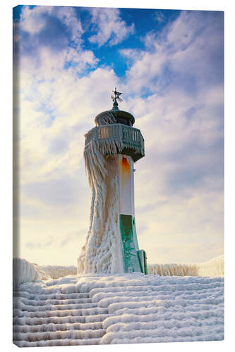 Lærredsbillede Frozen Lighthouse