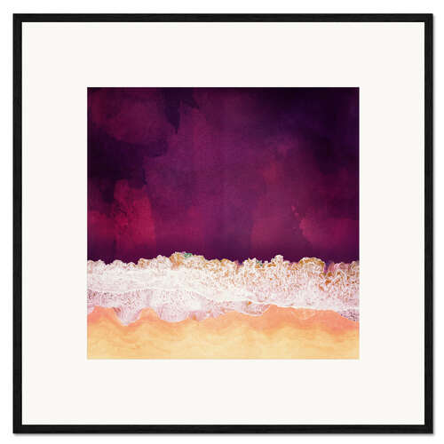 Innrammet kunsttrykk Maroon Ocean