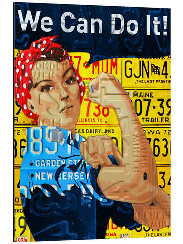 Alubild Rosie the Riveter Vintage