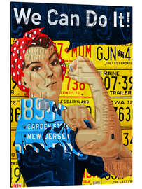 Magnettafel Rosie the Riveter Vintage