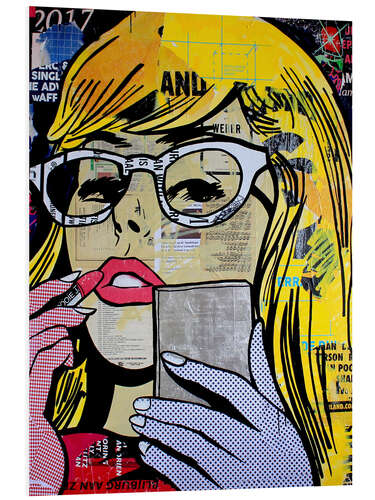 Tableau en PVC Pop Art - Repeat last night