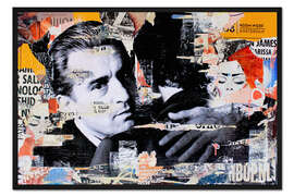 Gerahmter Kunstdruck always keep your mouth shut