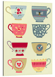 Magnettafel Hübsche Teetassen