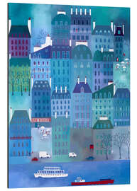 Magnettafel Nachtblau in Paris