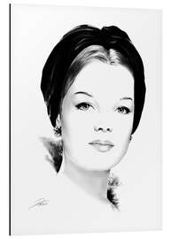 Tableau en aluminium Romy Schneider I