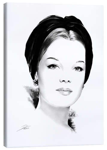 Canvas print Romy Schneider I