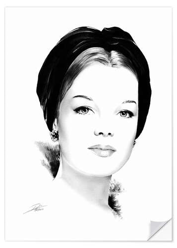 Självhäftande poster Romy Schneider I