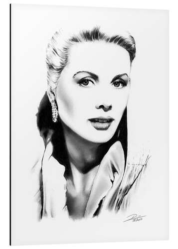 Alumiinitaulu Hollywood diva - Grace Kelly