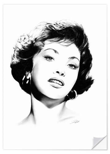 Wall sticker Gina Lollobrigida