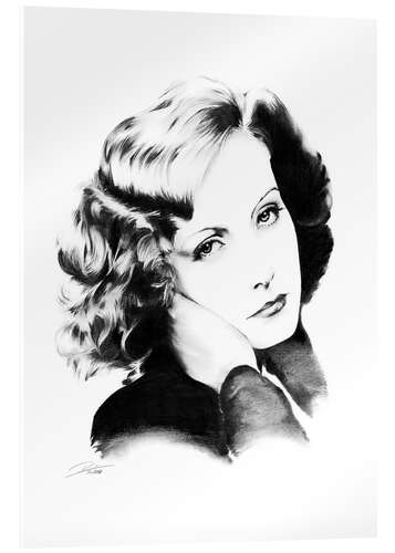 Acrylglas print Greta Garbo