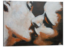 Magnettafel Liebhaber - Kuss VI