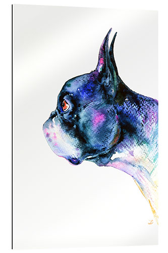 Tableau en plexi-alu Boston Terrier