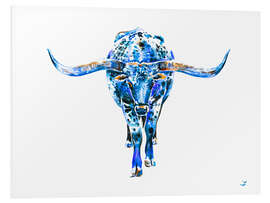 Foam board print Texas Longhorn