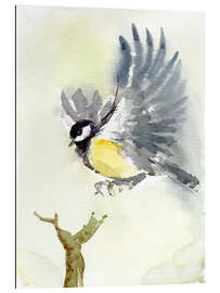 Gallery print Flying yellow bird