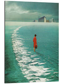 Magnettafel Warten bis die Städte verblassen