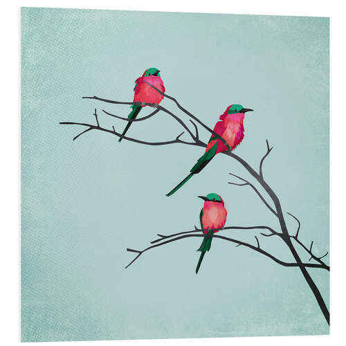 Tableau en PVC Cardinal Birds