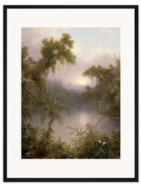 Gerahmter Kunstdruck Südamerikanischer Fluss